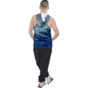 Waves Sea Sky Wave Men s Sleeveless Hoodie View2