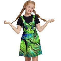 Fractal Art Pattern Abstract Kids  Apron Dress