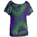 Abstract Fractal Art Pattern Women s Oversized Tee View1