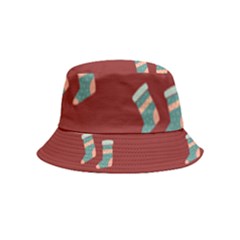 Christmas Stocking Sock Clothing Bucket Hat (kids) by Wegoenart