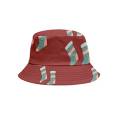 Christmas Stocking Sock Clothing Inside Out Bucket Hat (kids) by Wegoenart