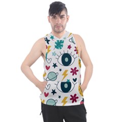 Wallpaper Background Cute Design Men s Sleeveless Hoodie by Wegoenart