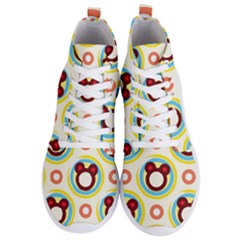 Hide And Seek Cute Cartoon Character Men s Lightweight High Top Sneakers by Wegoenart