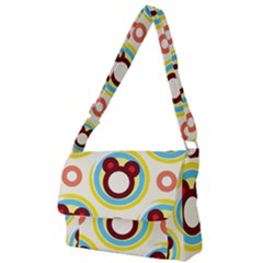 Hide And Seek Cute Cartoon Character Full Print Messenger Bag (s) by Wegoenart