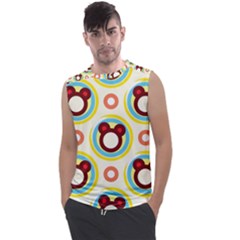 Hide And Seek Cute Cartoon Character Men s Regular Tank Top by Wegoenart