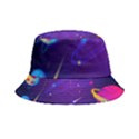 Cartoon Galaxy With Stars Background Inside Out Bucket Hat View4