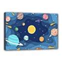 Galaxy Background Canvas 18  x 12  (Stretched) View1