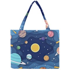 Galaxy Background Mini Tote Bag by danenraven