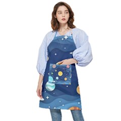 Galaxy Background Pocket Apron by danenraven