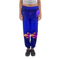 Artistic Space Planet Women s Jogger Sweatpants by danenraven