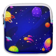 Artistic Space Planet Mini Square Pouch by danenraven