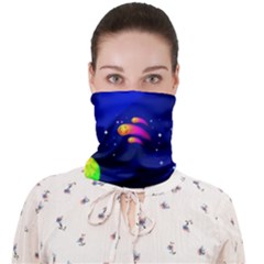 Artistic Space Planet Face Covering Bandana (adult) by danenraven