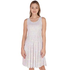 Computer Cyber Circuitry Circuits Electronic Knee Length Skater Dress With Pockets