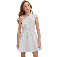 Computer Cyber Circuitry Circuits Electronic Kids  One Shoulder Party Dress