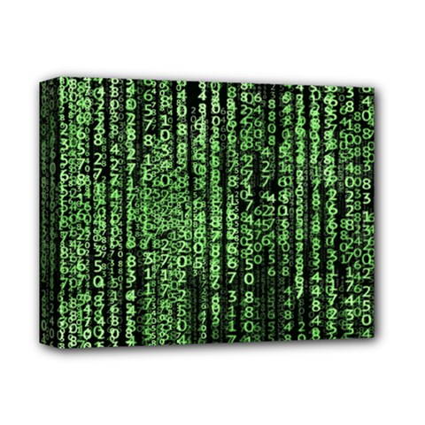 Matrix Technology Tech Data Digital Network Deluxe Canvas 14  X 11  (stretched) by Wegoenart