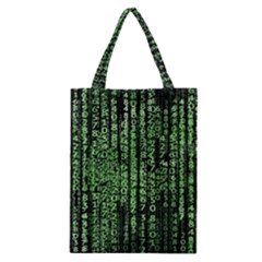 Matrix Technology Tech Data Digital Network Classic Tote Bag by Wegoenart