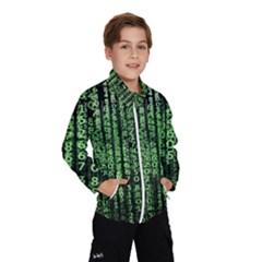 Matrix Technology Tech Data Digital Network Kids  Windbreaker by Wegoenart