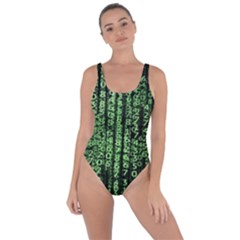 Matrix Technology Tech Data Digital Network Bring Sexy Back Swimsuit by Wegoenart