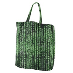 Matrix Technology Tech Data Digital Network Giant Grocery Tote by Wegoenart