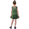 Matrix Technology Tech Data Digital Network Kids  Cross Back Dress View2