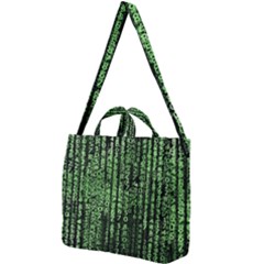 Matrix Technology Tech Data Digital Network Square Shoulder Tote Bag by Wegoenart