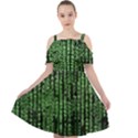 Matrix Technology Tech Data Digital Network Cut Out Shoulders Chiffon Dress View1