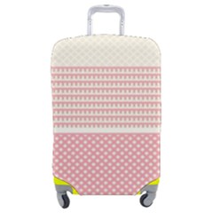 Background Pink Beige Decorative Texture Craft Luggage Cover (medium) by Wegoenart