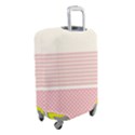 Background Pink Beige Decorative Texture Craft Luggage Cover (Small) View2