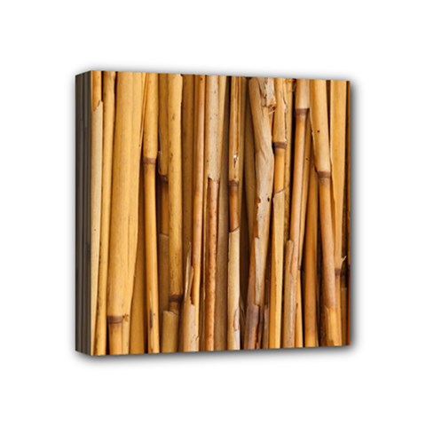 Asian Background Bamboo Mini Canvas 4  X 4  (stretched) by Wegoenart