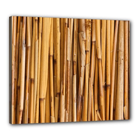 Asian Background Bamboo Canvas 24  X 20  (stretched) by Wegoenart