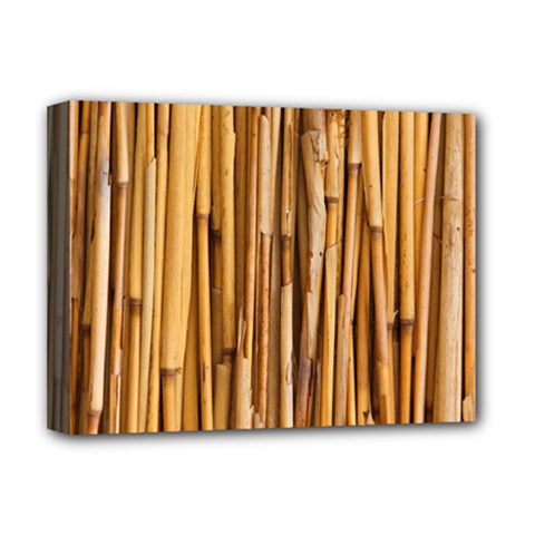 Asian Background Bamboo Deluxe Canvas 16  X 12  (stretched)  by Wegoenart