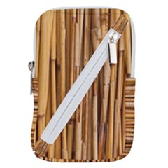 Asian Background Bamboo Belt Pouch Bag (large) by Wegoenart