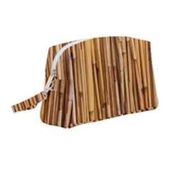 Asian Background Bamboo Wristlet Pouch Bag (medium) by Wegoenart