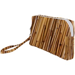 Asian Background Bamboo Wristlet Pouch Bag (small) by Wegoenart