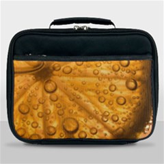 Lime Water Bubbles Macro Light Detail Background Lunch Bag by Wegoenart