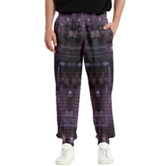 Geometric Art Digital Arts Background Men s Elastic Waist Pants by Wegoenart