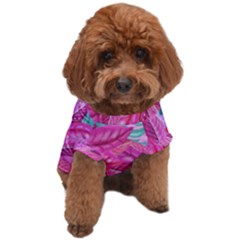 Sheets Tropical Reason Print Pattern Design Dog T-shirt by Wegoenart