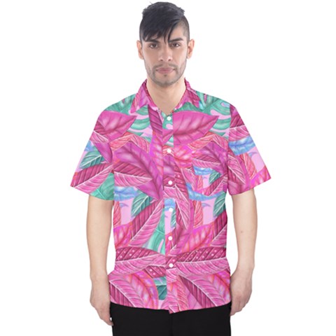 Sheets Tropical Reason Print Pattern Design Men s Hawaii Shirt by Wegoenart