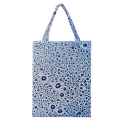 Drop Water Background Macro Splash Rain Drink Classic Tote Bag by Wegoenart