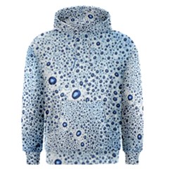 Drop Water Background Macro Splash Rain Drink Men s Core Hoodie by Wegoenart