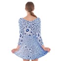 Drop Water Background Macro Splash Rain Drink Long Sleeve Velvet Skater Dress View2