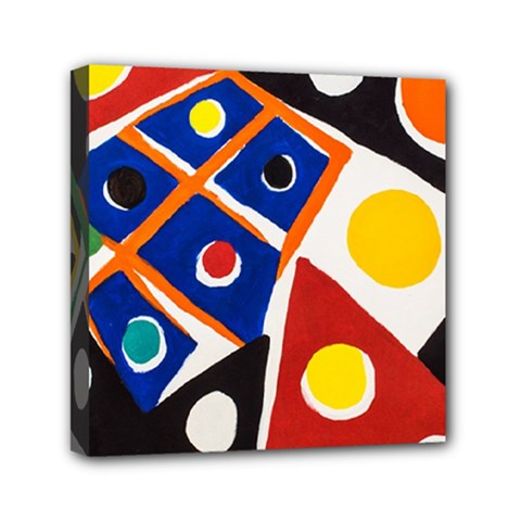 Pattern And Decoration Revisited At The East Side Galleries Mini Canvas 6  X 6  (stretched) by Wegoenart