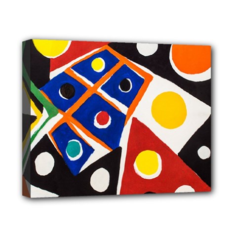 Pattern And Decoration Revisited At The East Side Galleries Canvas 10  X 8  (stretched) by Wegoenart