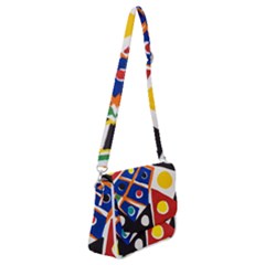 Pattern And Decoration Revisited At The East Side Galleries Shoulder Bag With Back Zipper by Wegoenart