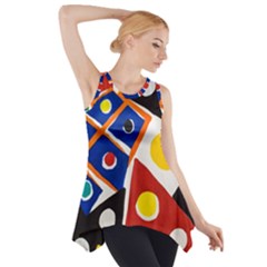 Pattern And Decoration Revisited At The East Side Galleries Side Drop Tank Tunic by Wegoenart