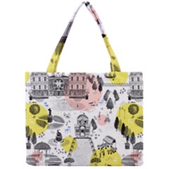 The Park  Pattern Design Mini Tote Bag by Wegoenart