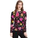 Multicolored Wallpaper, Love Vector Hearts Background Romantic Women s Long Sleeve Rash Guard View1