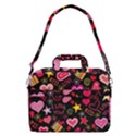 Multicolored Wallpaper, Love Vector Hearts Background Romantic MacBook Pro 13  Shoulder Laptop Bag  View2