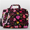 Multicolored Wallpaper, Love Vector Hearts Background Romantic MacBook Pro 13  Shoulder Laptop Bag  View3