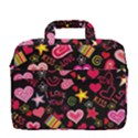 Multicolored Wallpaper, Love Vector Hearts Background Romantic MacBook Pro 13  Shoulder Laptop Bag  View4